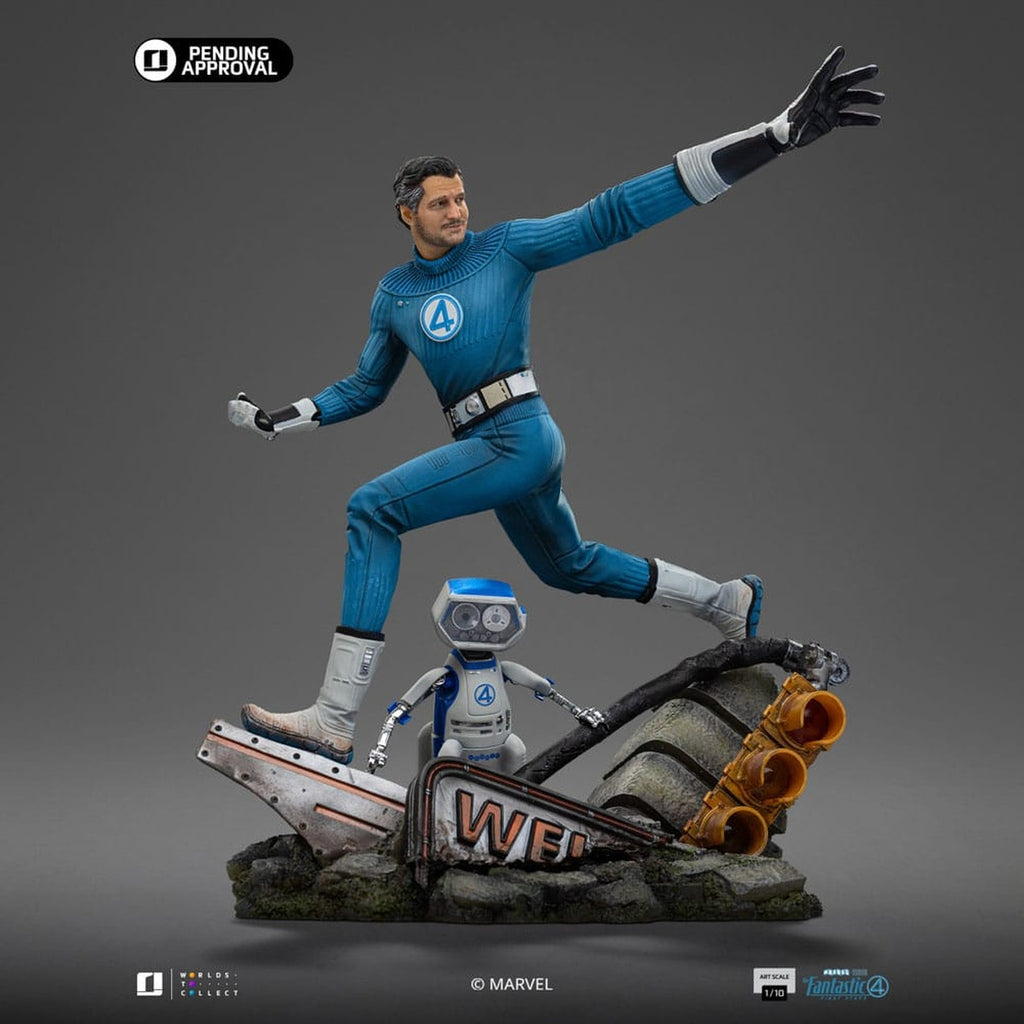 Productafbeelding Fantastic Four Art Scale Statue 1/10 Mr. Fantastic en H.E.R.B.I.E 26 cm