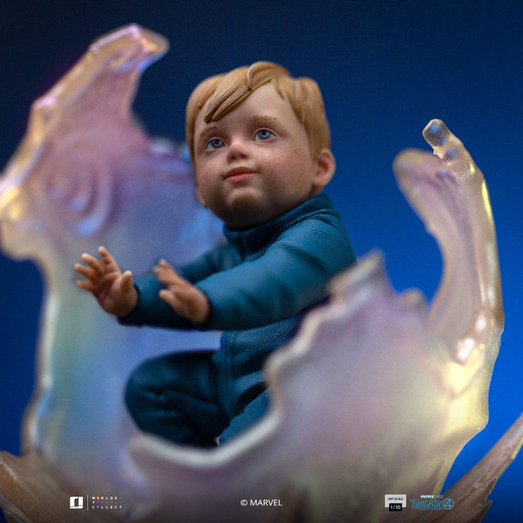 Productafbeelding Fantastic Four Art Scale Statue 1/10 Invisible Woman en Franklin 28 cm