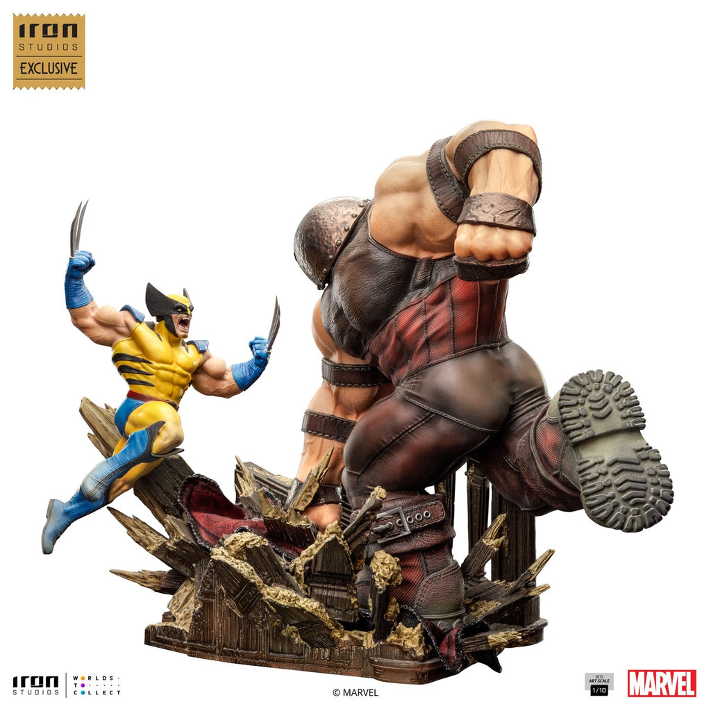 Productafbeelding Marvel BDS Art Scale Statue 1/10 Wolverine vs Juggernaut heo EU Exclusive 30 cm