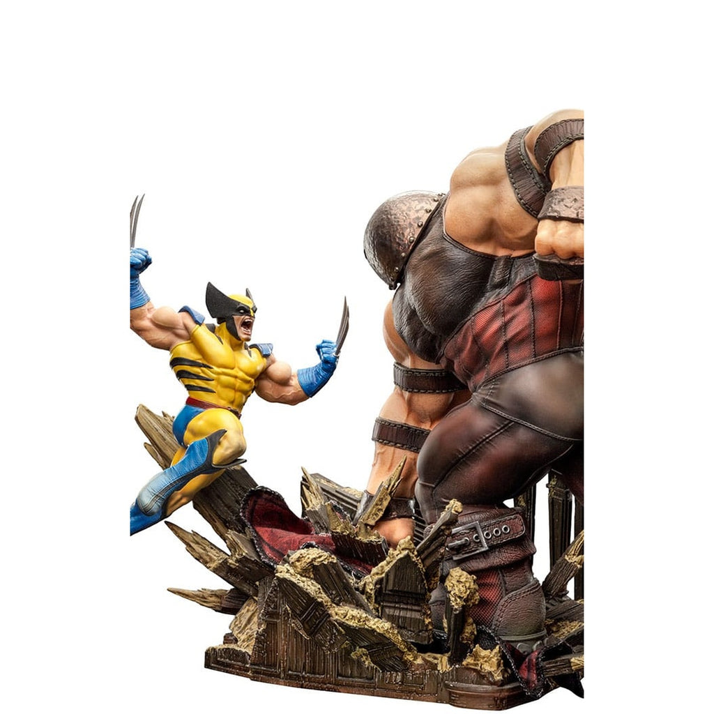 Productafbeelding Marvel BDS Art Scale Statue 1/10 Wolverine vs Juggernaut heo EU Exclusive 30 cm