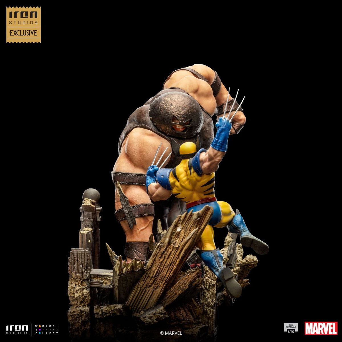 Productafbeelding Marvel BDS Art Scale Statue 1/10 Wolverine vs Juggernaut heo EU Exclusive 30 cm