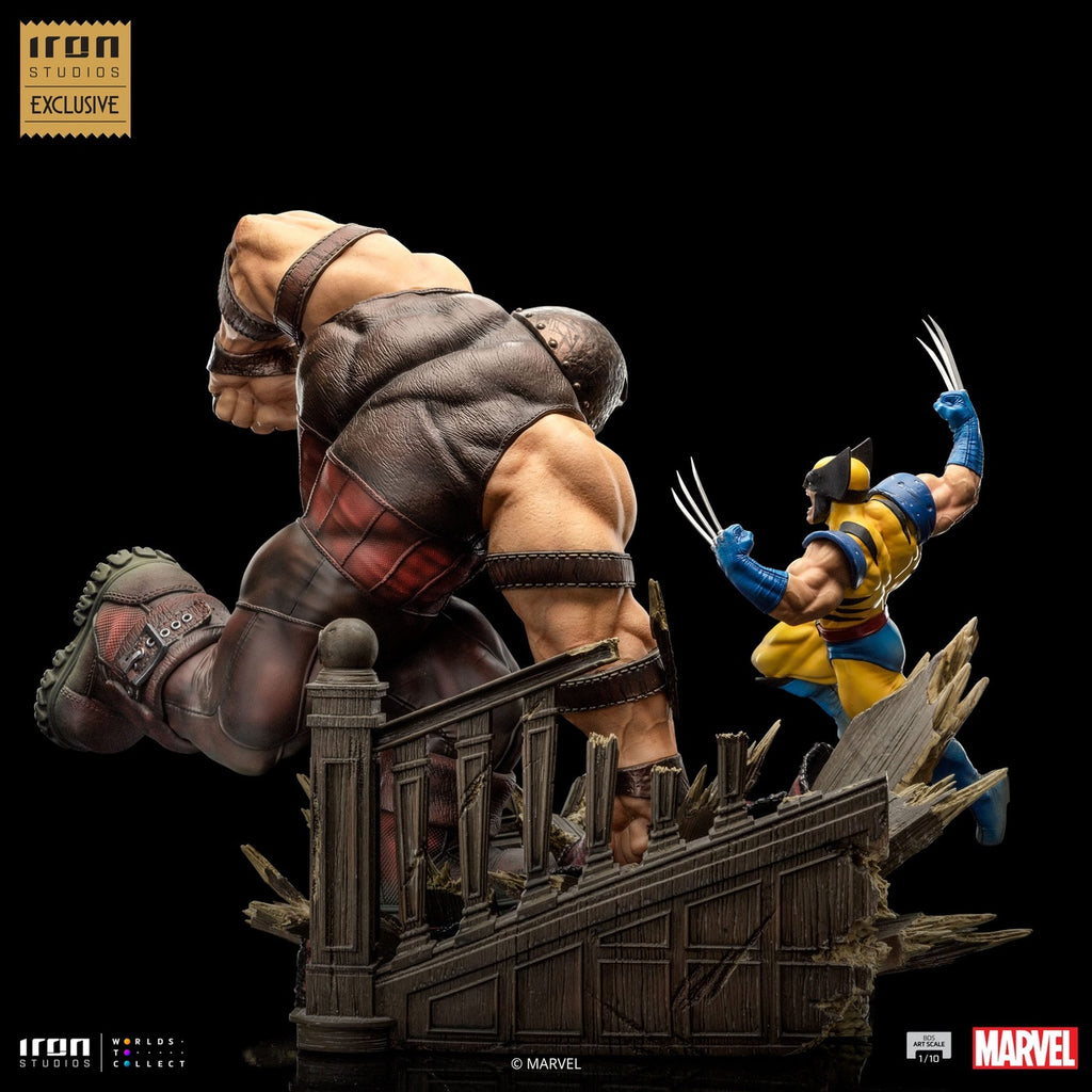 Productafbeelding Marvel BDS Art Scale Statue 1/10 Wolverine vs Juggernaut heo EU Exclusive 30 cm