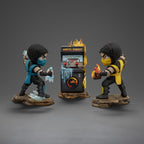 Productafbeelding Mortal Kombat Mini Co. PVC Figuren Scorpion vs Subzero Arcade Set 15 cm