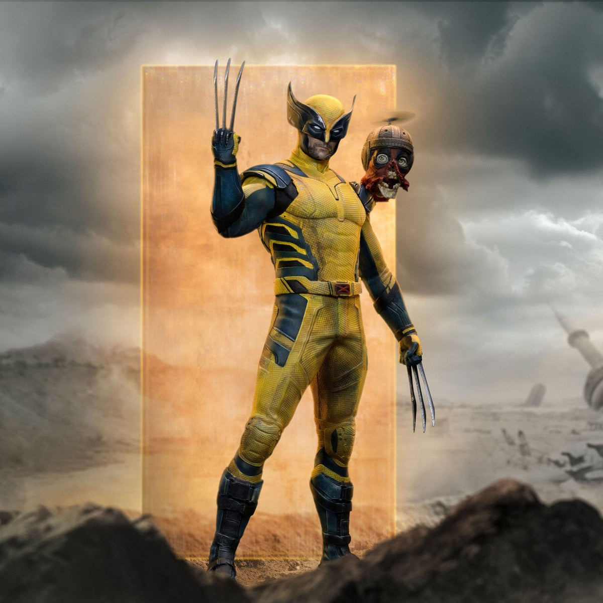 Productafbeelding Deadpool 3 Art Scale Beeld 1/10 Wolverine & Headpool 22 cm