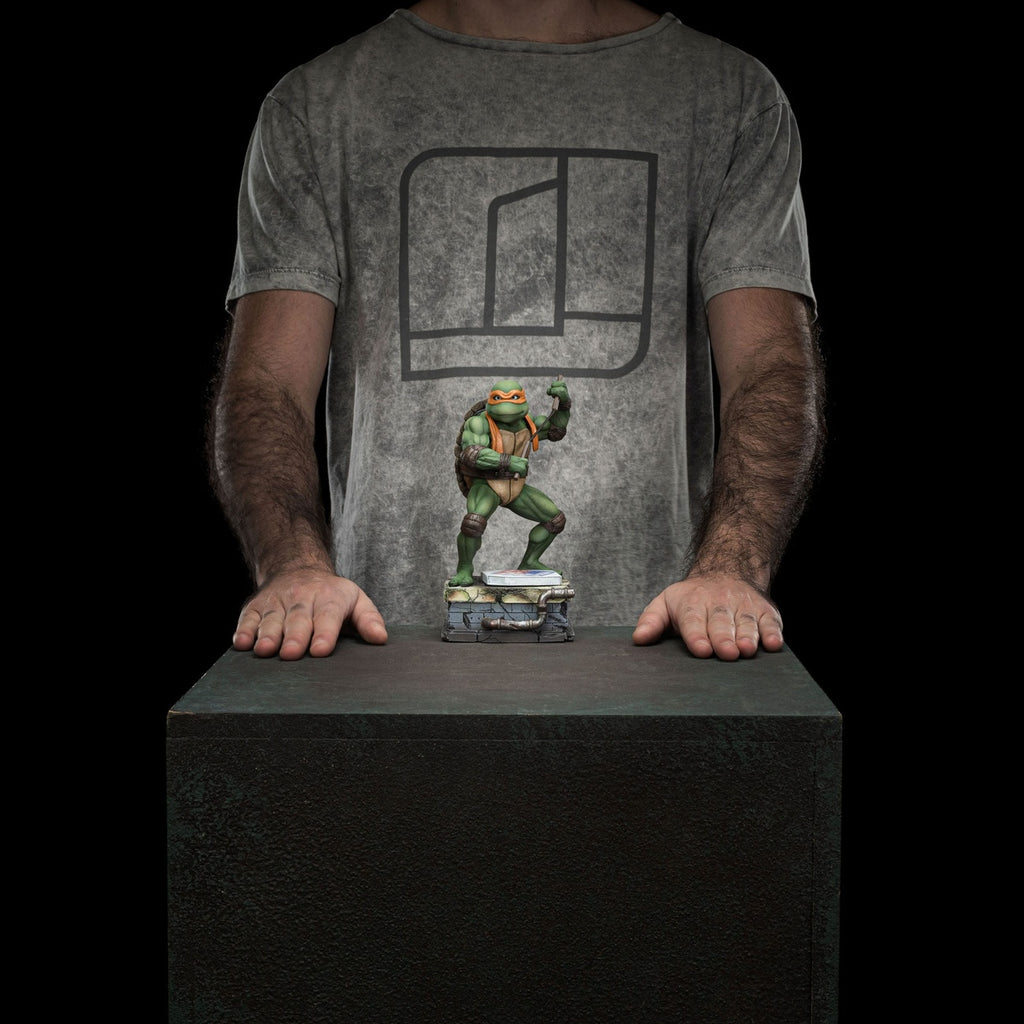 Productafbeelding Teenage Mutant Ninja Turtles Art Scale Beeld 1/10 Michelangelo 19 cm