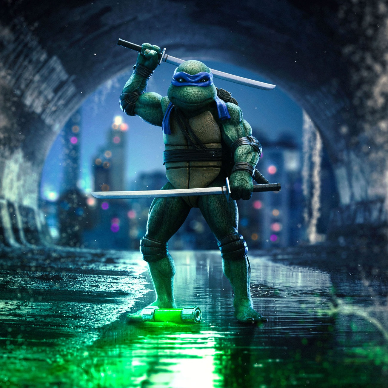 Productafbeelding Teenage Mutant Ninja Turtles Art Scale Beeld 1/10 Leonardo 21 cm