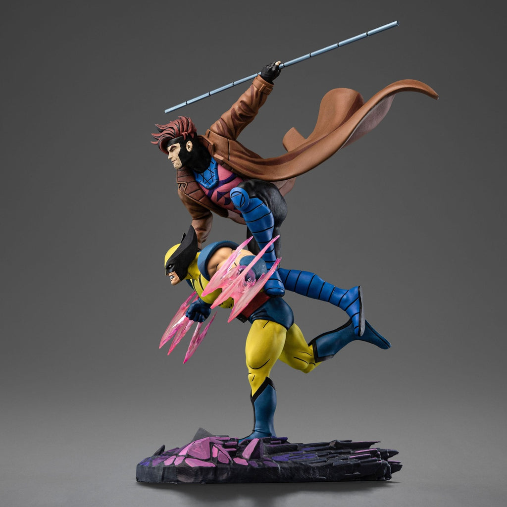 Productafbeelding Marvel Deluxe Art Scale Statue 1/10 X-Men97 Gambit & Wolverine 29 cm