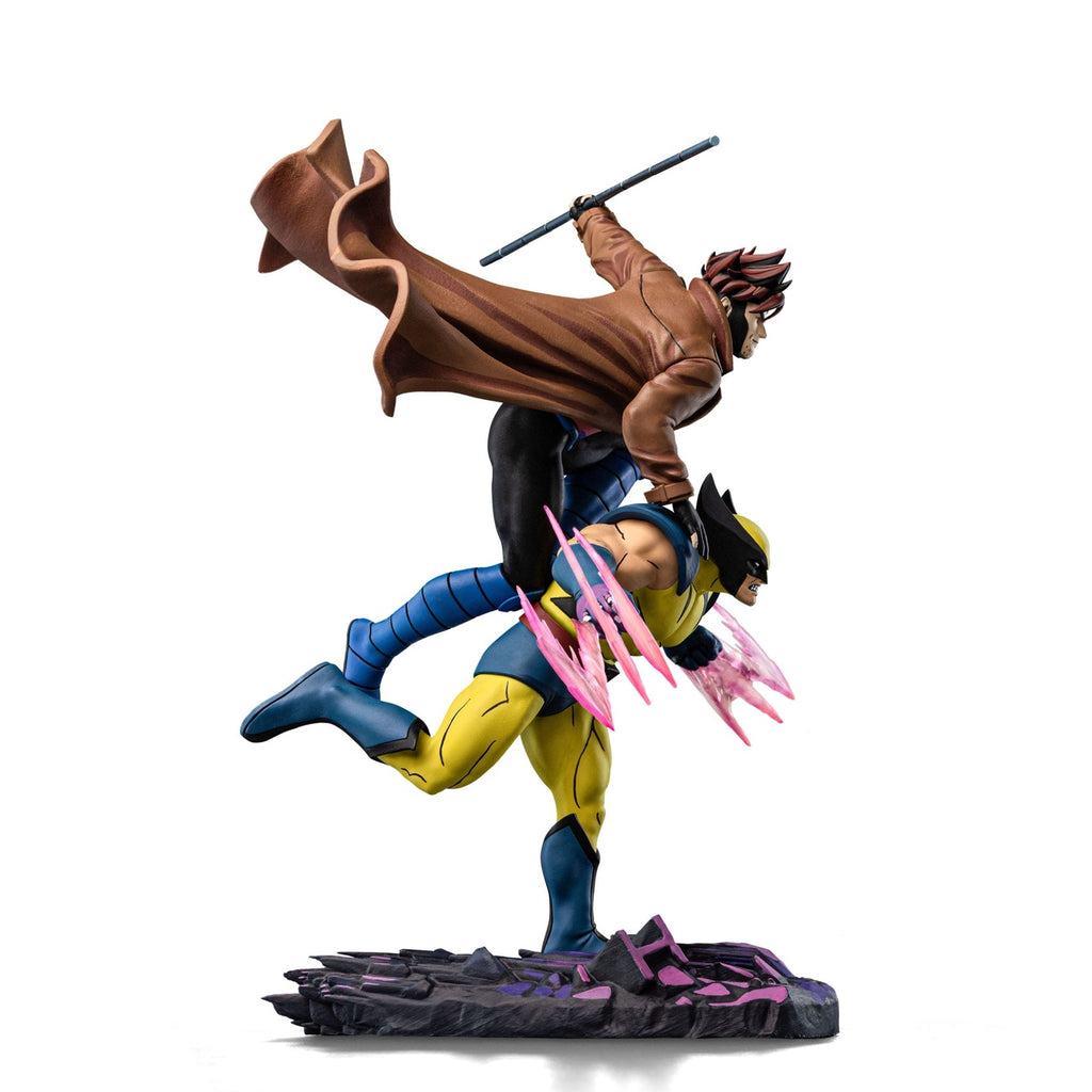 Productafbeelding Marvel Deluxe Art Scale Statue 1/10 X-Men97 Gambit & Wolverine 29 cm