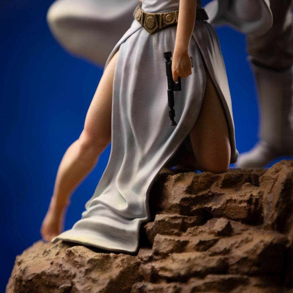 Productafbeelding Star Wars Deluxe Art Scale Beeld 1/10 Luke en Leia 41 cm