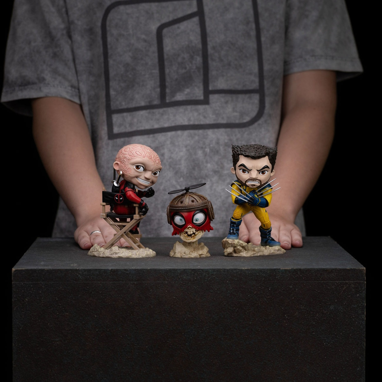 Productafbeelding Deadpool & Wolverine Mini Co. PVC-figuur Wolverine Unmasked 14 cm