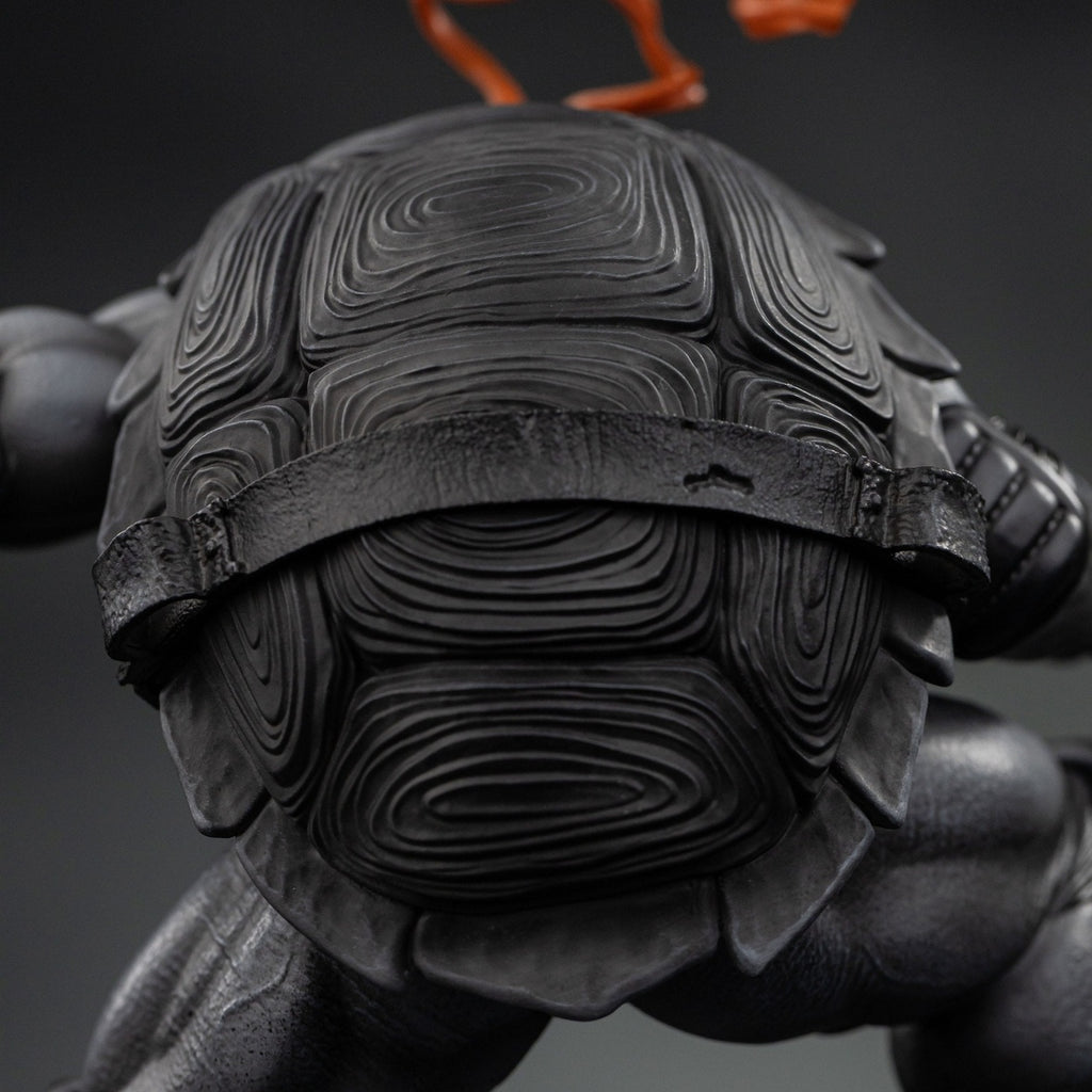 Productafbeelding Teenage Mutant Ninja Turtles Art Scale Statue 1/10 Michelangelo Zwart-wit Variant 26 cm heo exclusive