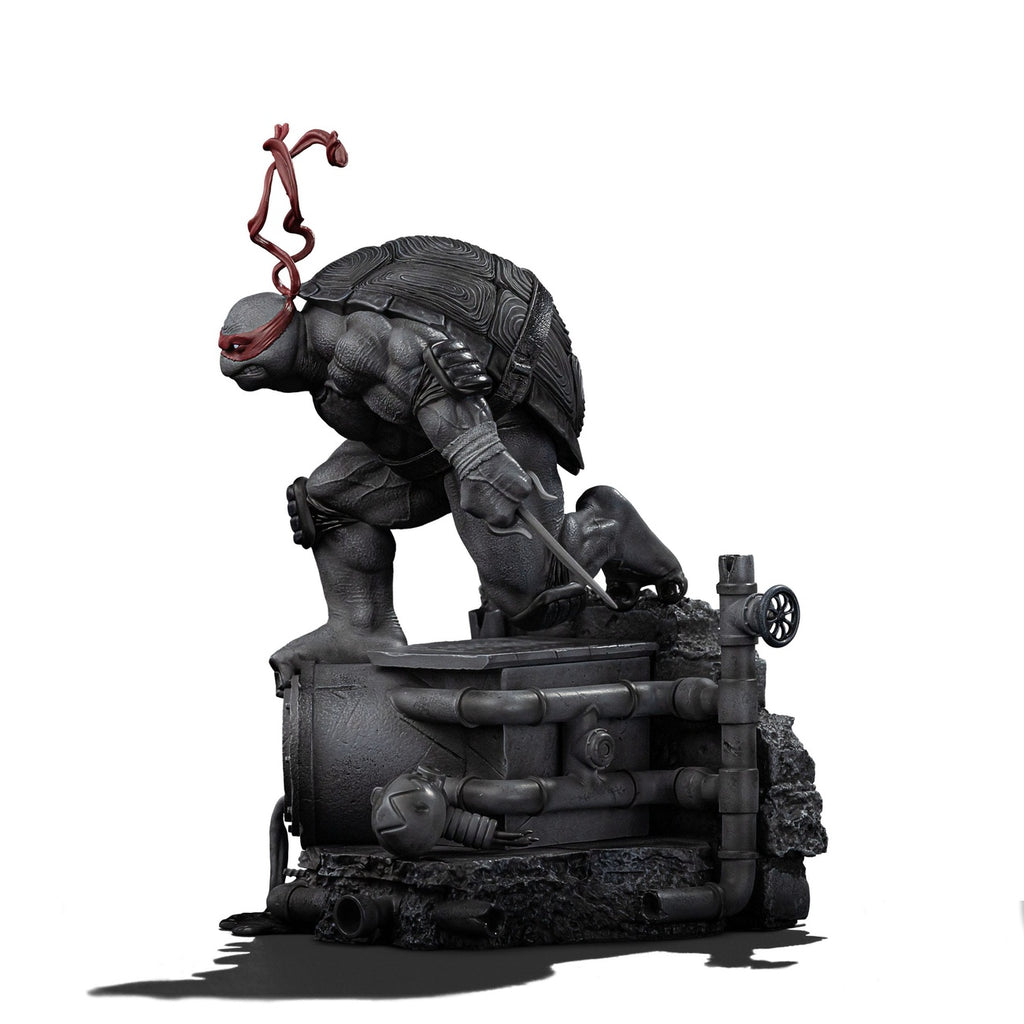 Productafbeelding Teenage Mutant Ninja Turtles Art Scale Statue 1/10 Raphael Zwart-wit Variant 26 cm heo exclusive