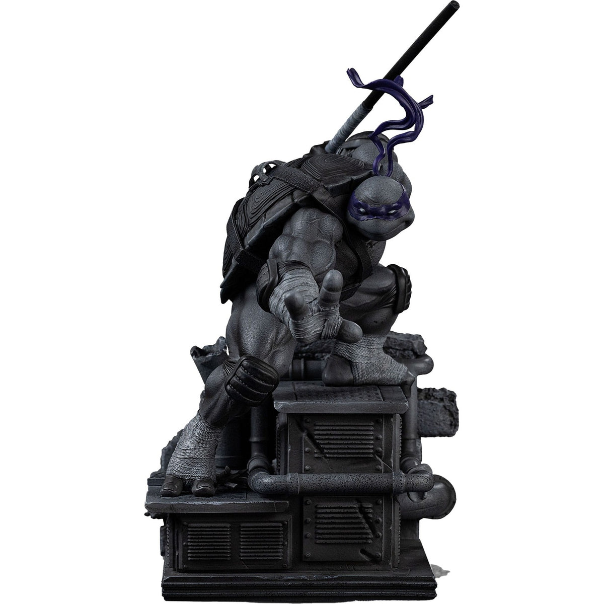 Productafbeelding Teenage Mutant Ninja Turtles Art Scale Statue 1/10 Donatello Zwart-wit Variant 26 cm heo exclusive