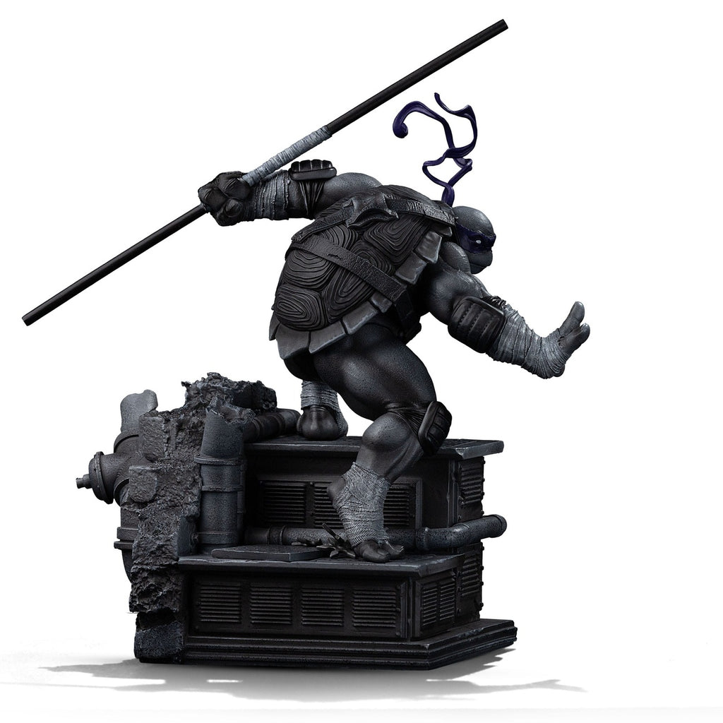 Productafbeelding Teenage Mutant Ninja Turtles Art Scale Statue 1/10 Donatello Zwart-wit Variant 26 cm heo exclusive