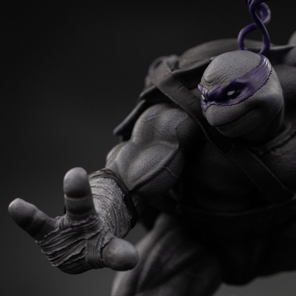 Productafbeelding Teenage Mutant Ninja Turtles Art Scale Statue 1/10 Donatello Zwart-wit Variant 26 cm heo exclusive