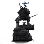 Productafbeelding Teenage Mutant Ninja Turtles Art Scale Statue 1/10 Leonardo Black and White Variant 26 cm heo exclusive