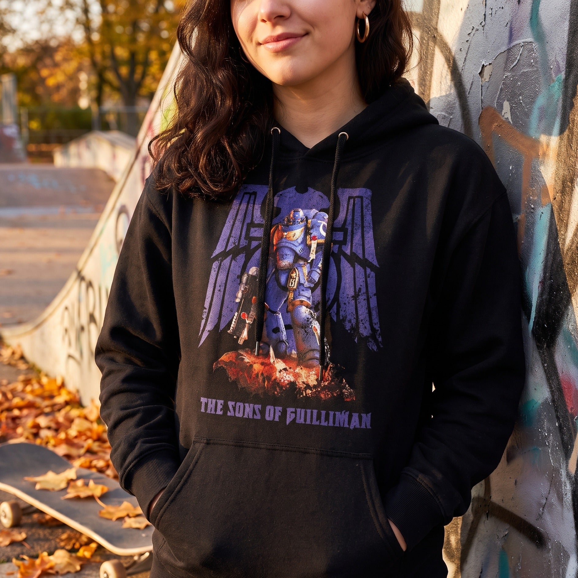 Productafbeelding Warhammer - Space Marines Hoodie zwart