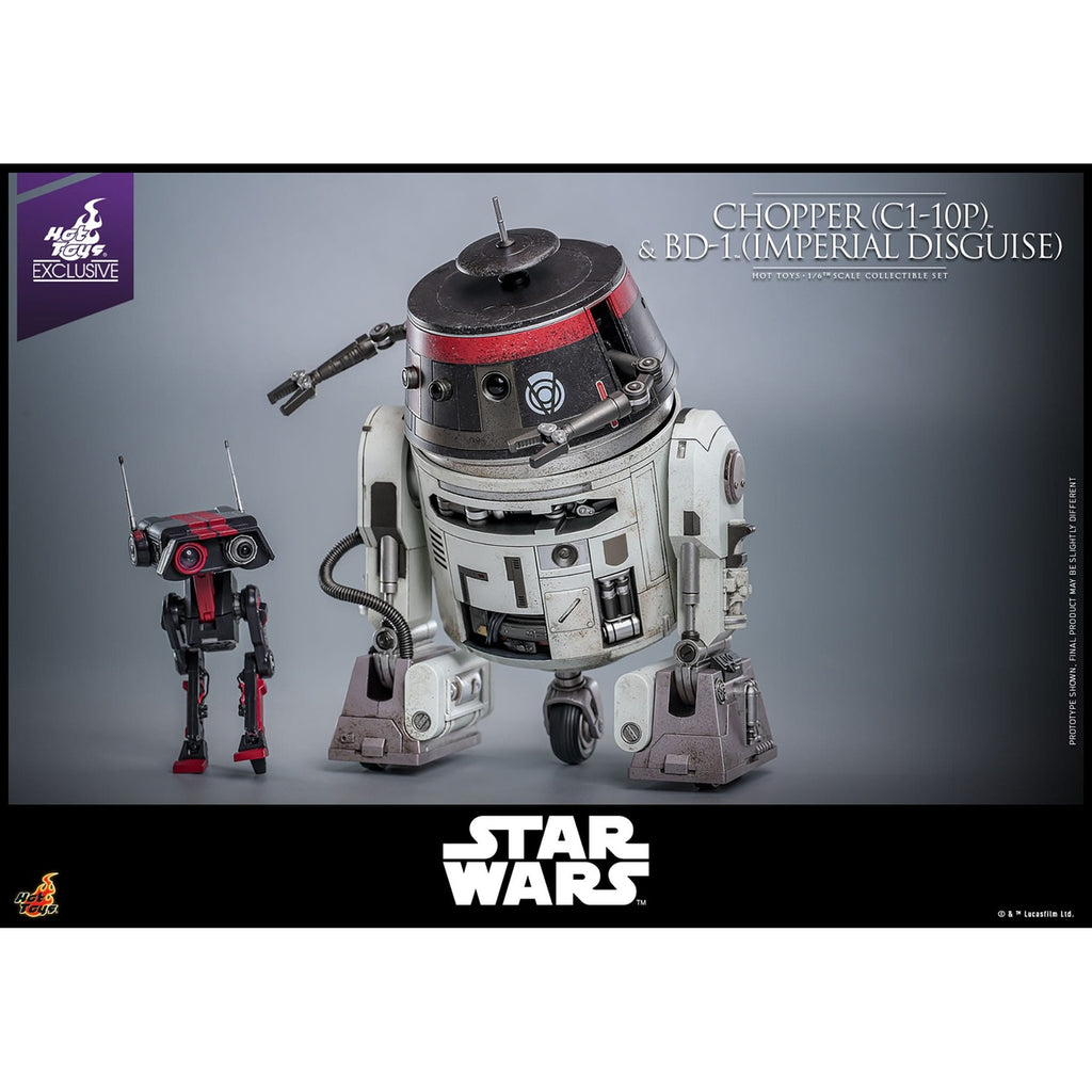 Productafbeelding Star Wars Actiefiguurset 1/6 Chopper (C1-10P™) & BD-1™ (Imperial Disguise) 18 cm & 8 cm