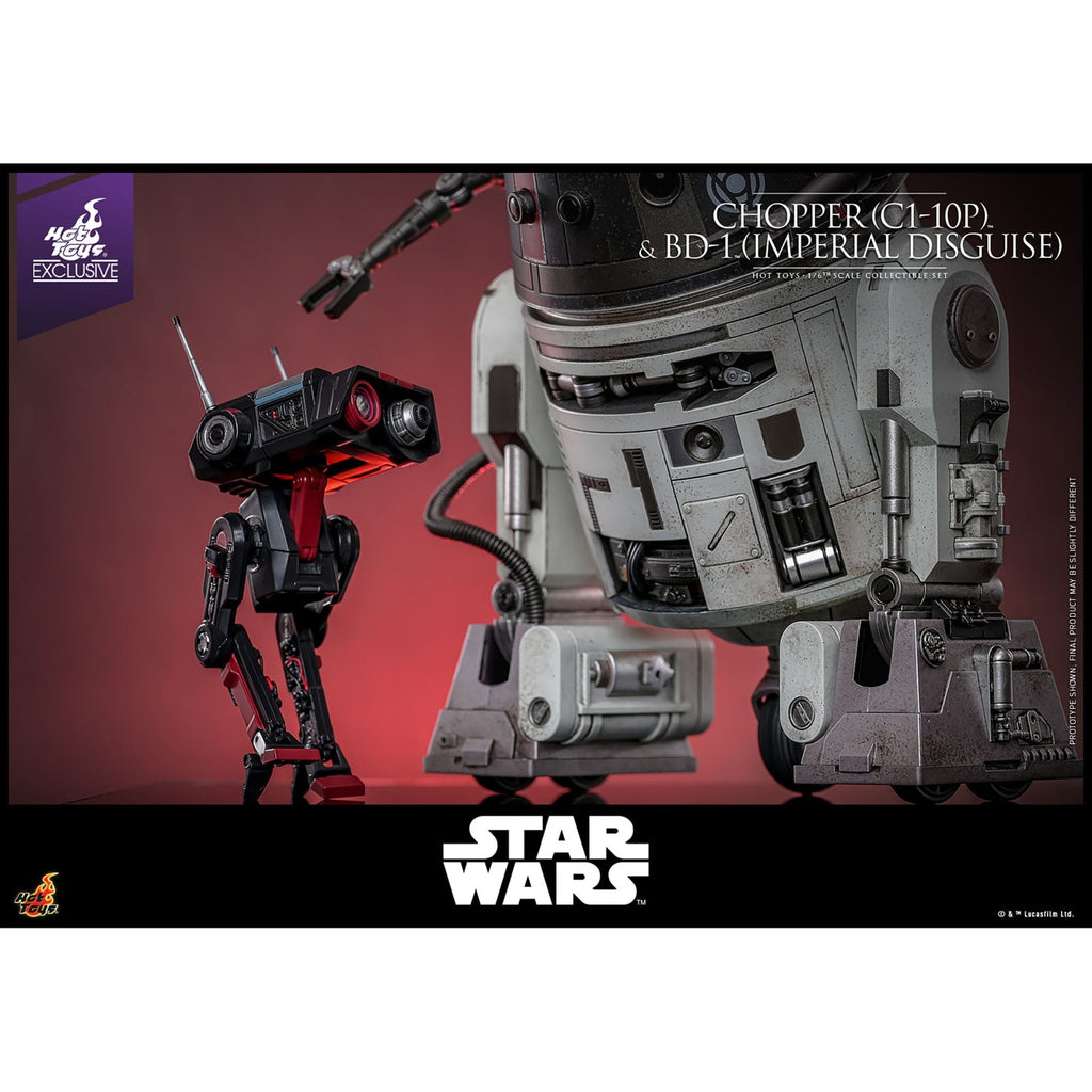 Productafbeelding Star Wars Actiefiguurset 1/6 Chopper (C1-10P™) & BD-1™ (Imperial Disguise) 18 cm & 8 cm
