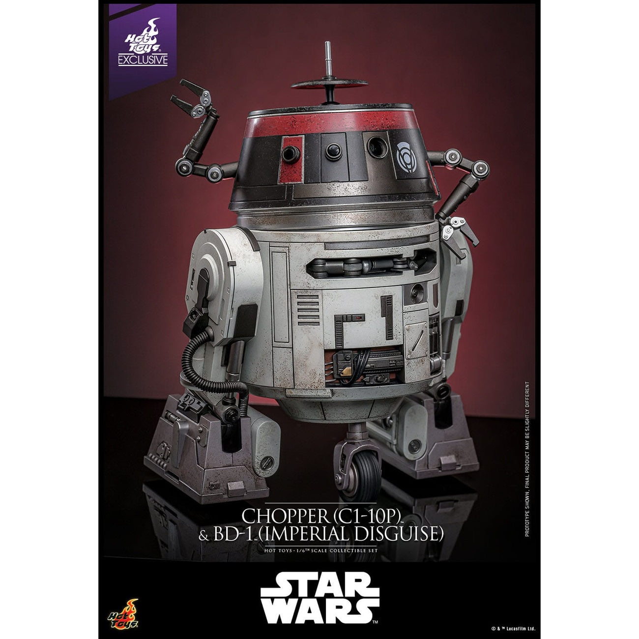 Productafbeelding Star Wars Actiefiguurset 1/6 Chopper (C1-10P™) & BD-1™ (Imperial Disguise) 18 cm & 8 cm