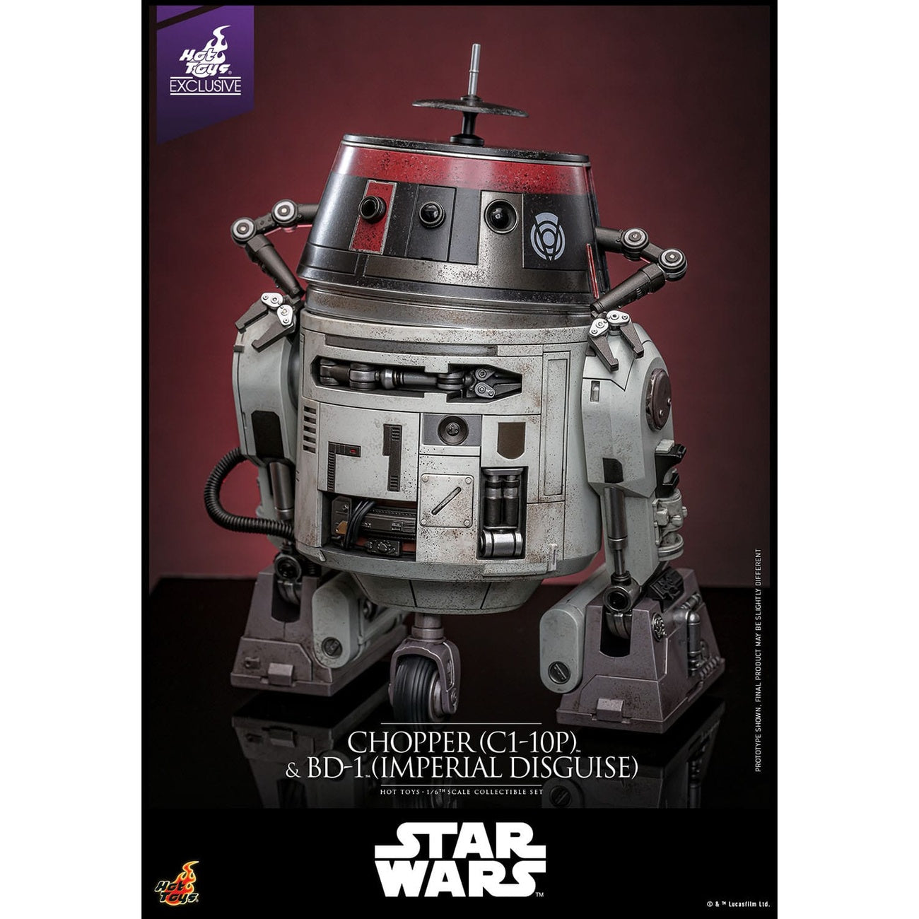 Productafbeelding Star Wars Actiefiguurset 1/6 Chopper (C1-10P™) & BD-1™ (Imperial Disguise) 18 cm & 8 cm