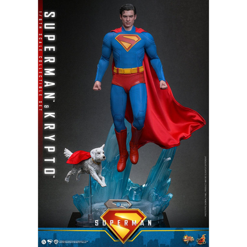 Productafbeelding Superman (2025) Movie Masterpiece actiefiguur 1/6 Superman & Krypto 33 cm