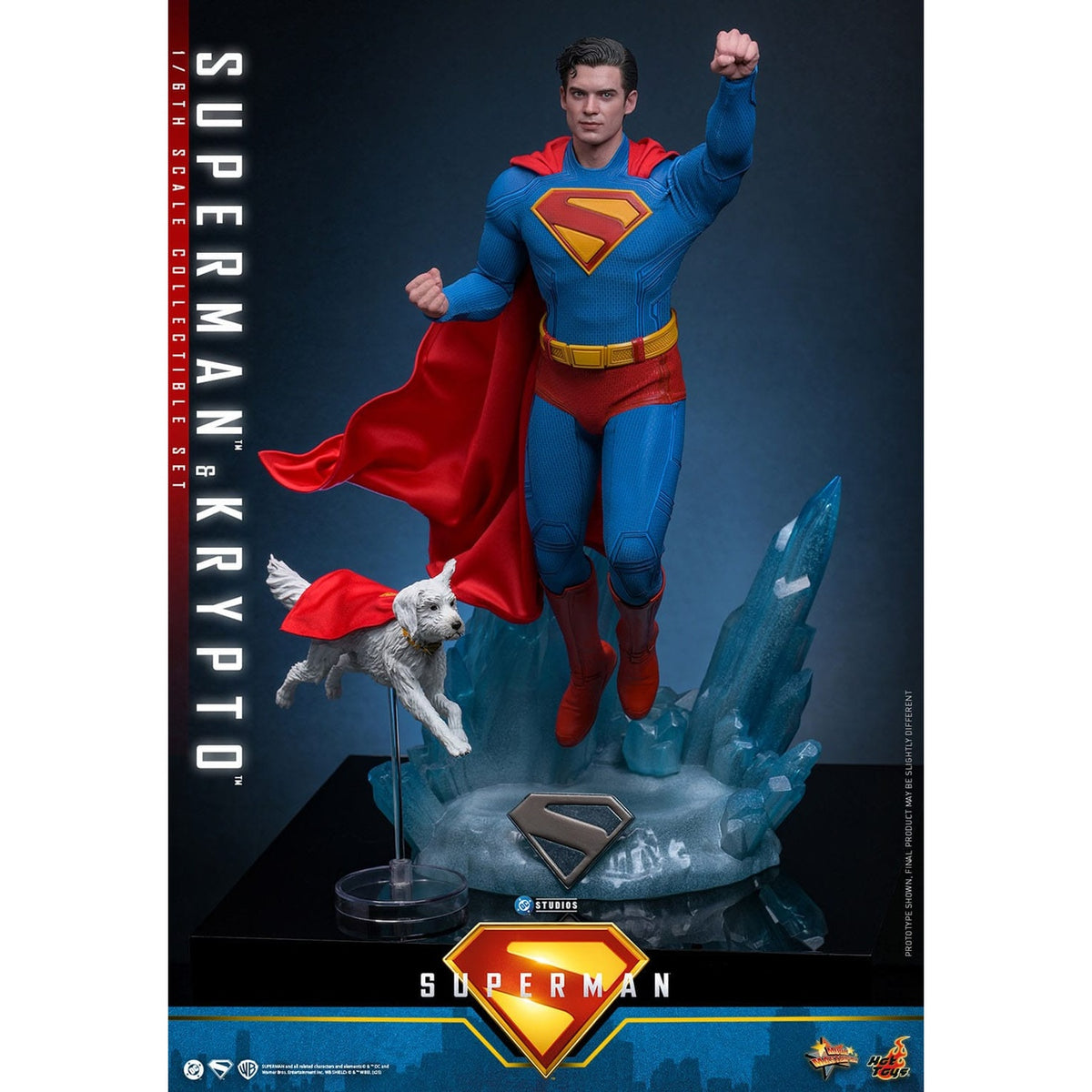 Productafbeelding Superman (2025) Movie Masterpiece actiefiguur 1/6 Superman & Krypto 33 cm