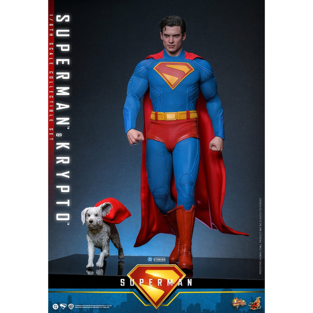 Productafbeelding Superman (2025) Movie Masterpiece actiefiguur 1/6 Superman & Krypto 33 cm