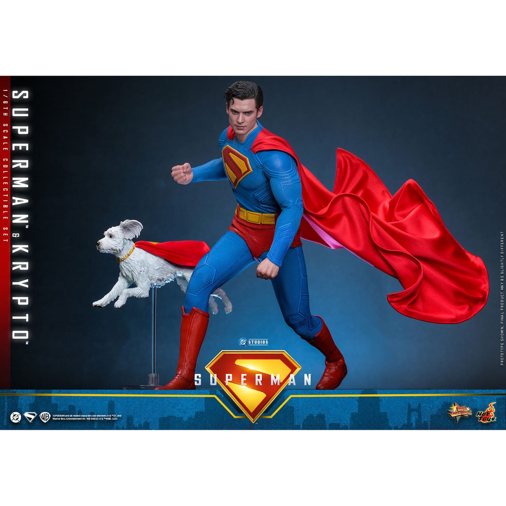 Productafbeelding Superman (2025) Movie Masterpiece actiefiguur 1/6 Superman & Krypto 33 cm