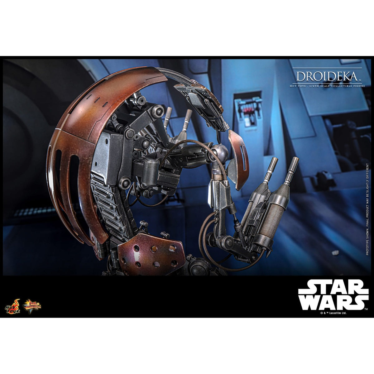 Productafbeelding Star Wars Episode I Movie Masterpiece Actiefiguur 1/6 Droideka 27 cm