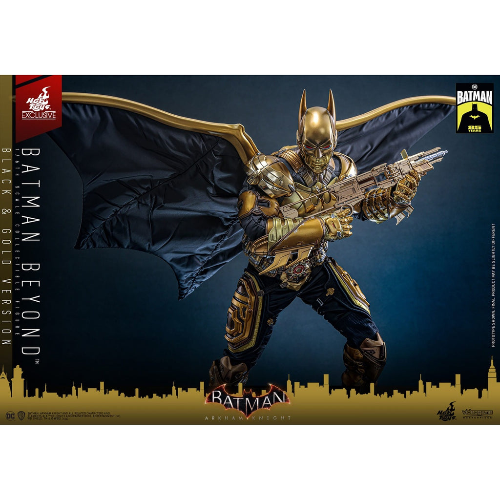 Productafbeelding Batman: Arkham Knight Video Game Masterpiece actiefiguur 1/6 Batman Beyond (Black & Gold Version) 32 cm