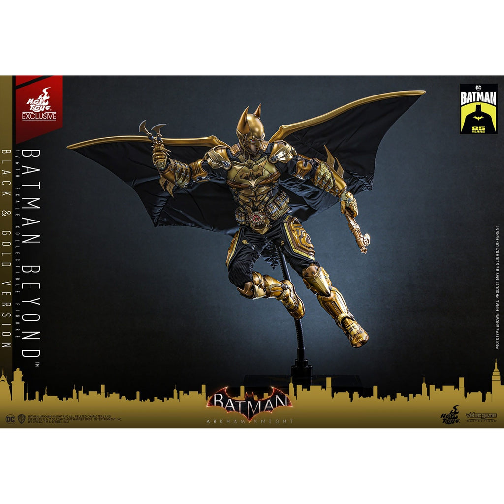 Productafbeelding Batman: Arkham Knight Video Game Masterpiece actiefiguur 1/6 Batman Beyond (Black & Gold Version) 32 cm
