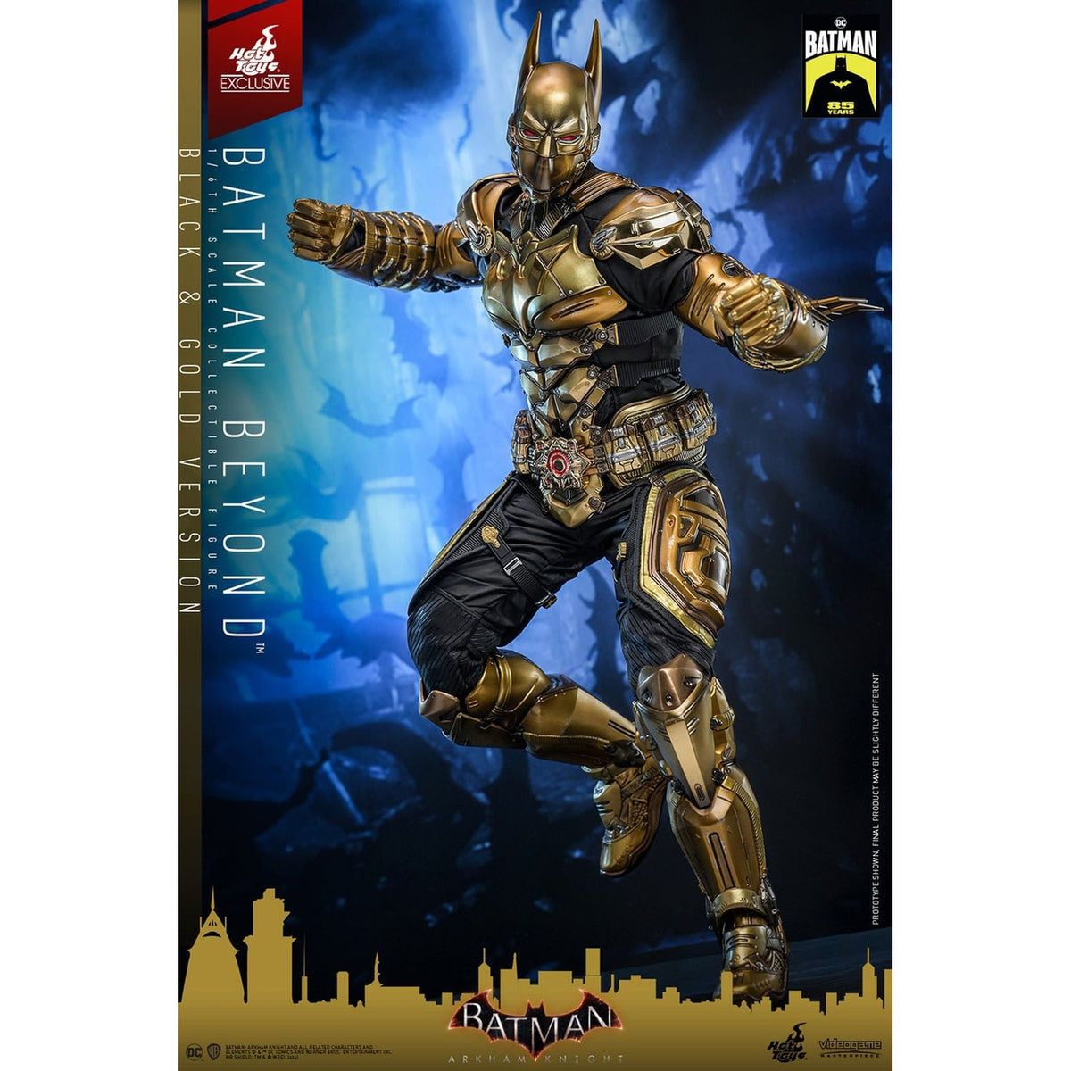 Productafbeelding Batman: Arkham Knight Video Game Masterpiece actiefiguur 1/6 Batman Beyond (Black & Gold Version) 32 cm