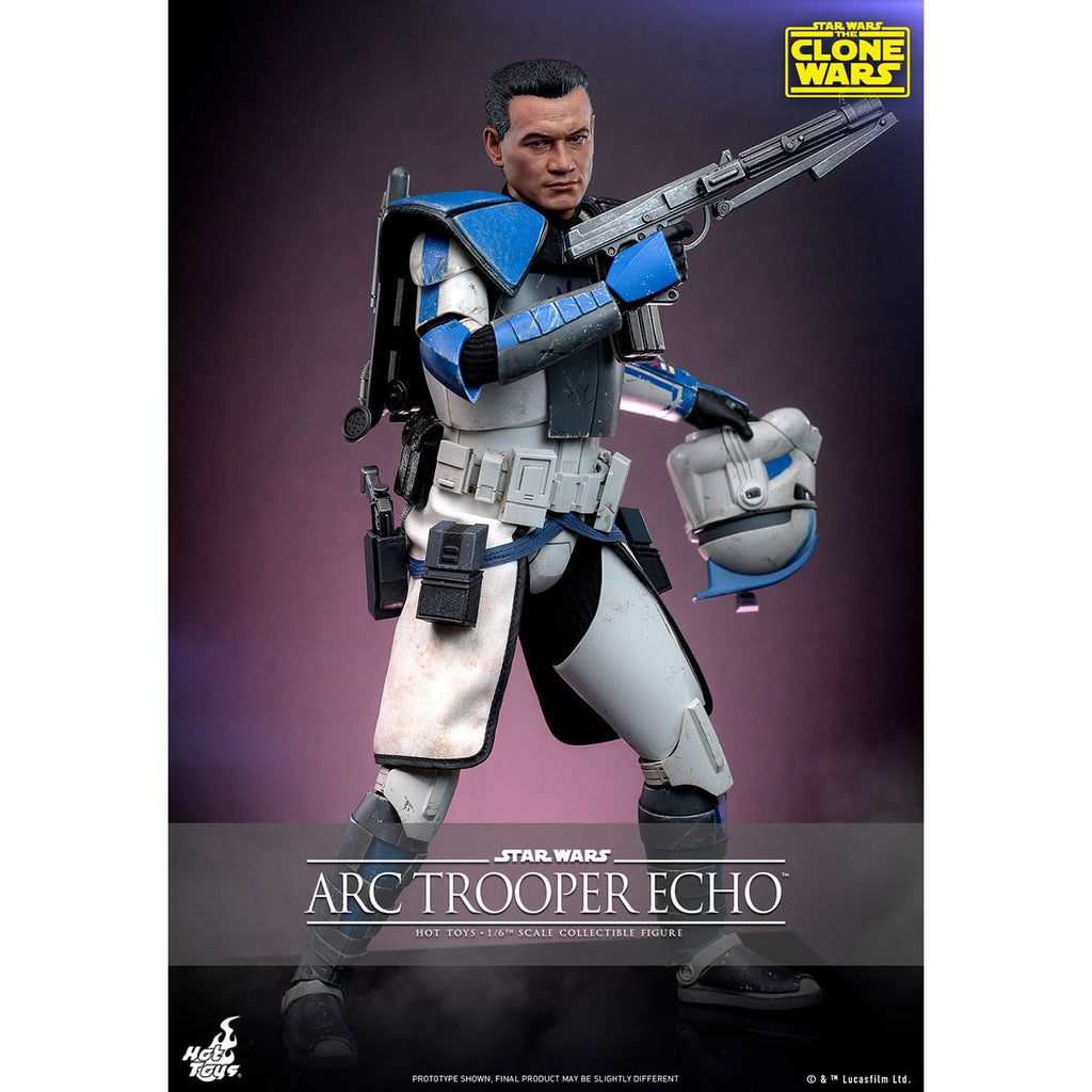Productafbeelding Star Wars: The Clone Wars Actiefiguur 1/6 ARC Trooper Echo 30 cm