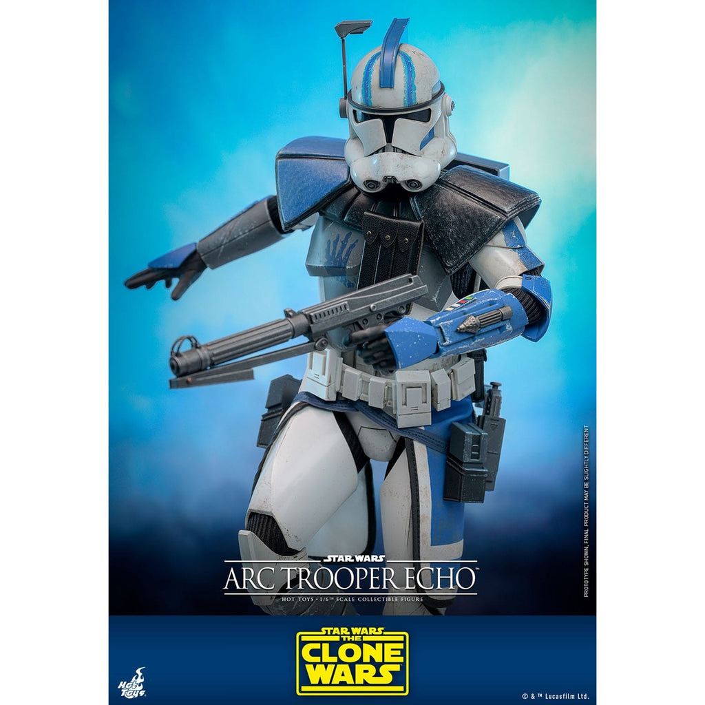 Productafbeelding Star Wars: The Clone Wars Actiefiguur 1/6 ARC Trooper Echo 30 cm
