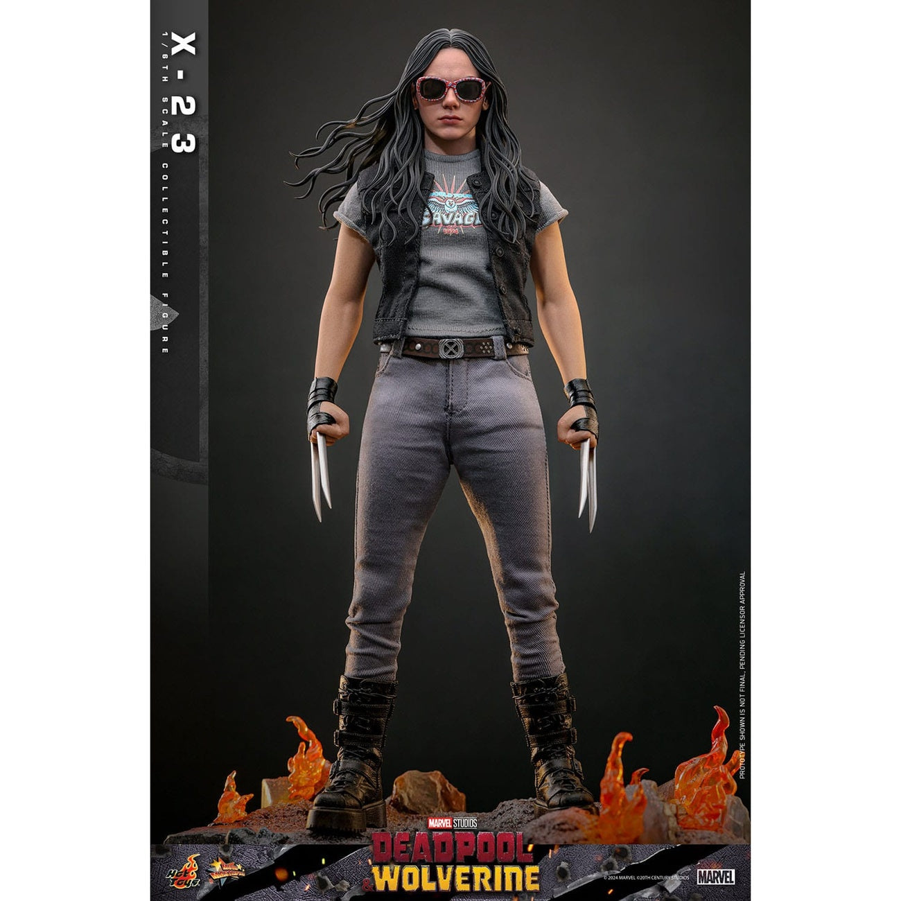 Productafbeelding Deadpool & Wolverine Movie Masterpiece actiefiguur 1/6 X-23 27 cm