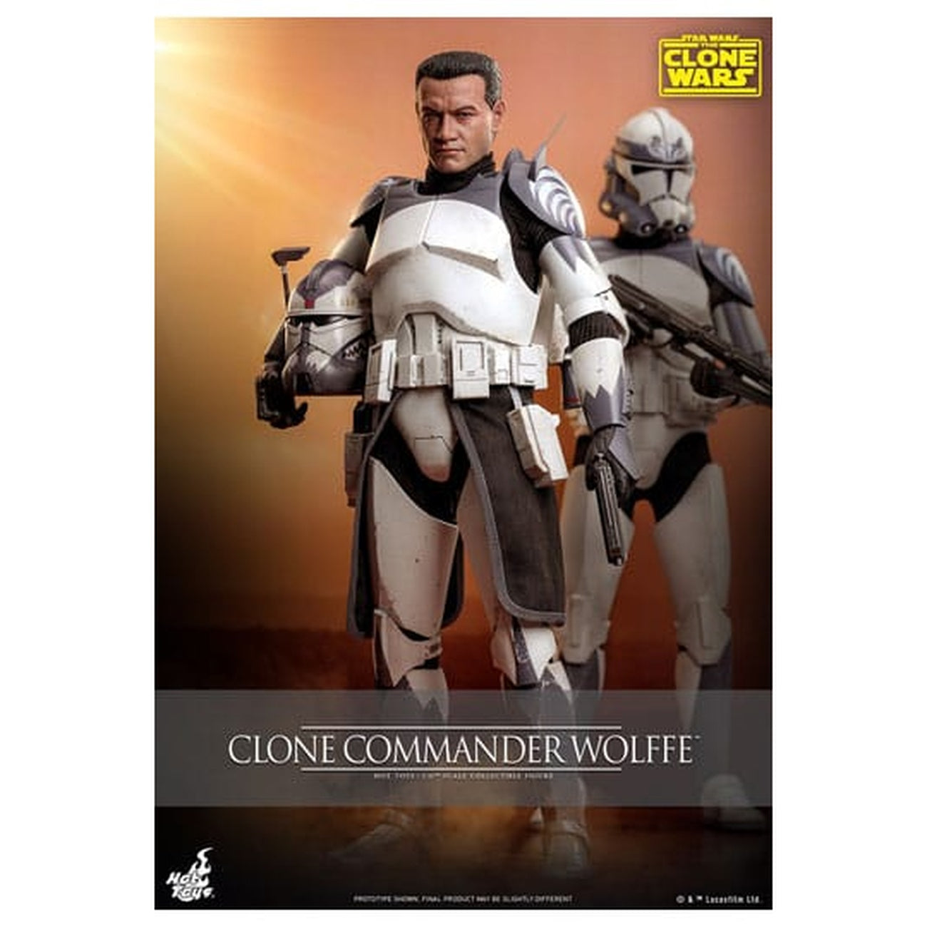 Productafbeelding Star Wars: The Clone Wars Actiefiguur 1/6 Clone Commander Wolffe 30 cm