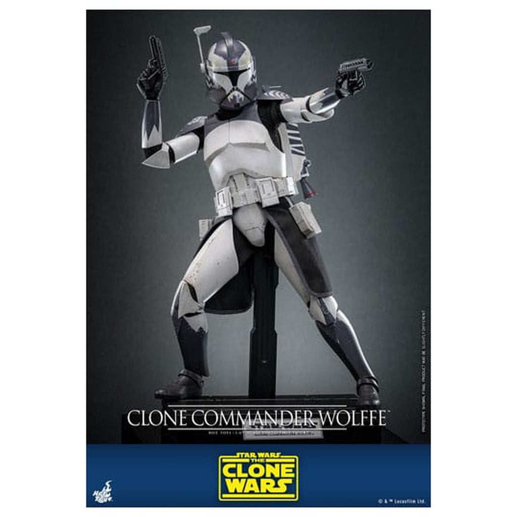 Productafbeelding Star Wars: The Clone Wars Actiefiguur 1/6 Clone Commander Wolffe 30 cm