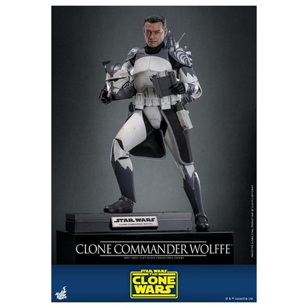 Productafbeelding Star Wars: The Clone Wars Actiefiguur 1/6 Clone Commander Wolffe 30 cm