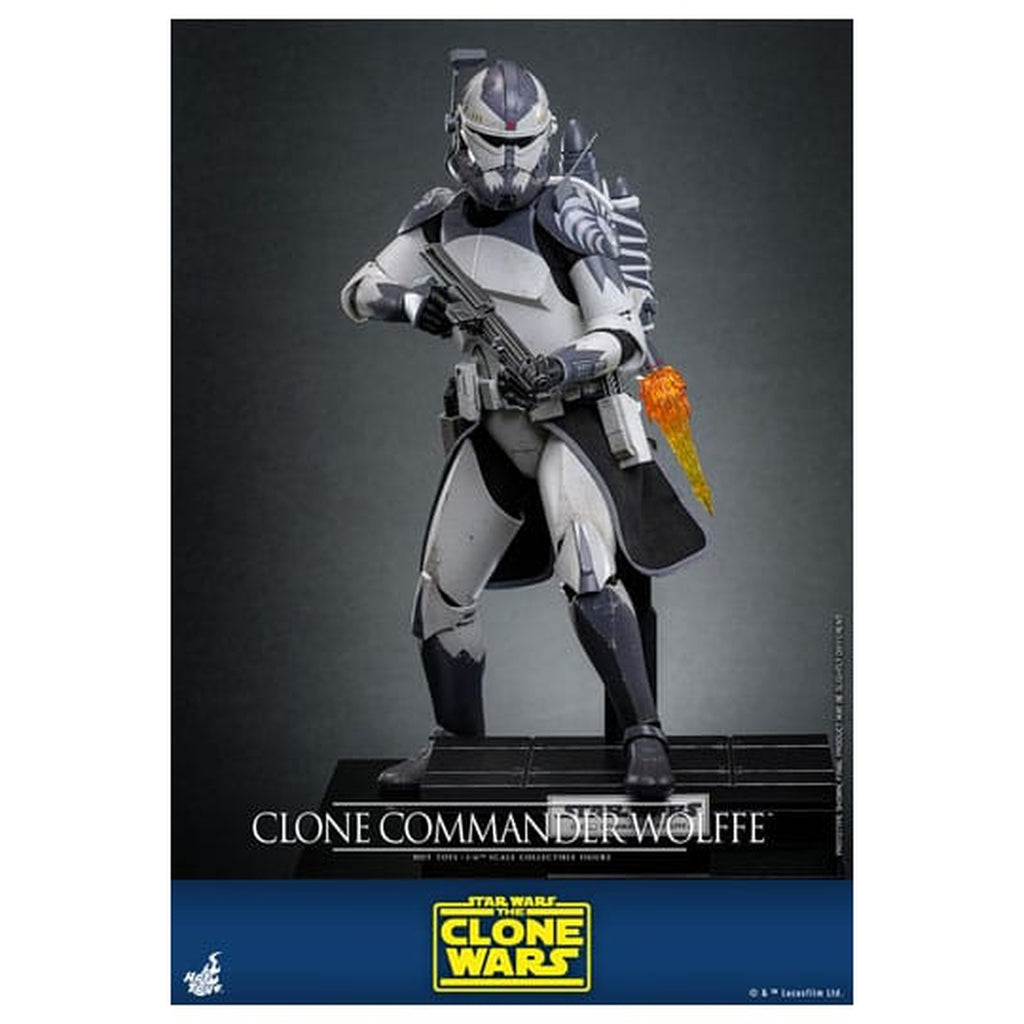 Productafbeelding Star Wars: The Clone Wars Actiefiguur 1/6 Clone Commander Wolffe 30 cm
