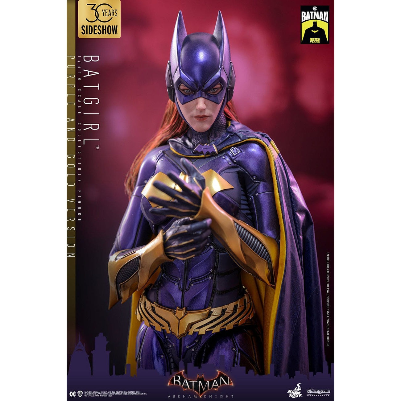 Productafbeelding Batman Arkham Knight Videogame Masterpiece actiefiguur 1/6 Batgirl (Purple and Gold Version) Exclusive 30 cm