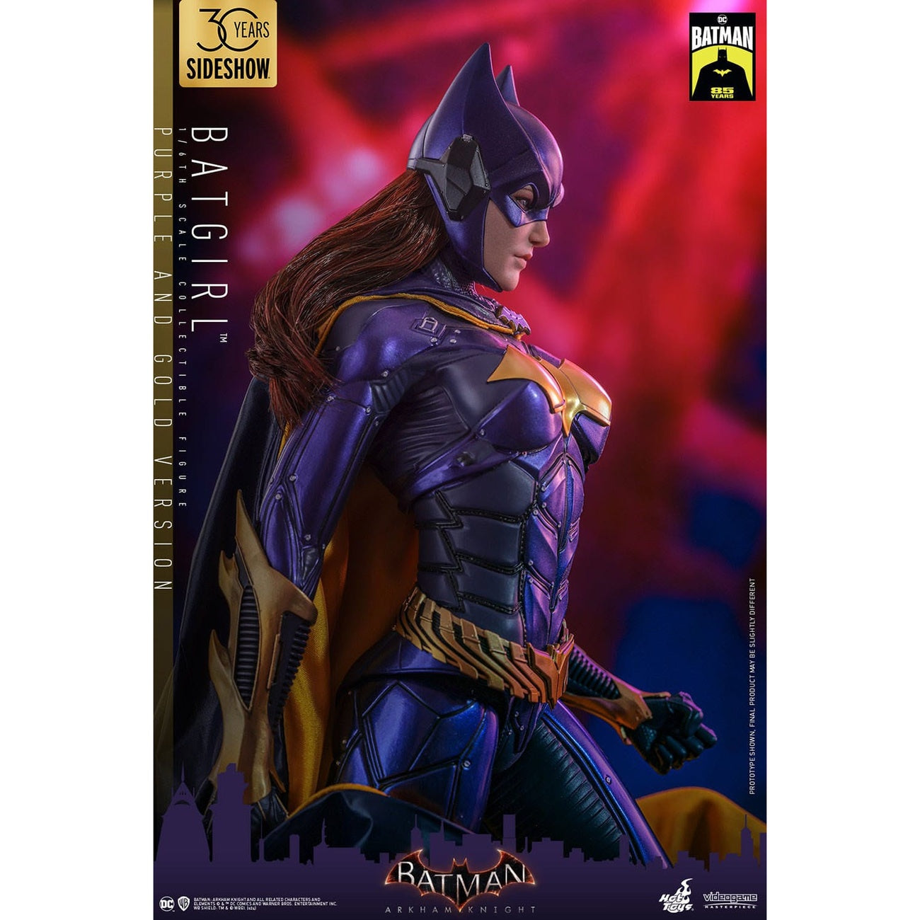 Productafbeelding Batman Arkham Knight Videogame Masterpiece actiefiguur 1/6 Batgirl (Purple and Gold Version) Exclusive 30 cm