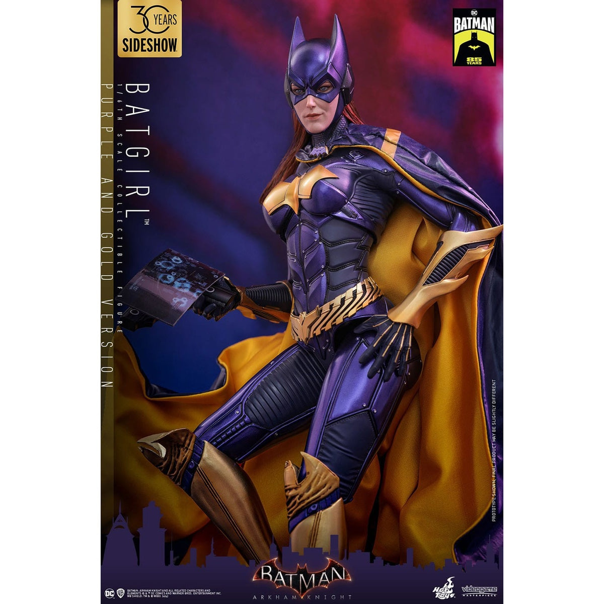 Productafbeelding Batman Arkham Knight Videogame Masterpiece actiefiguur 1/6 Batgirl (Purple and Gold Version) Exclusive 30 cm