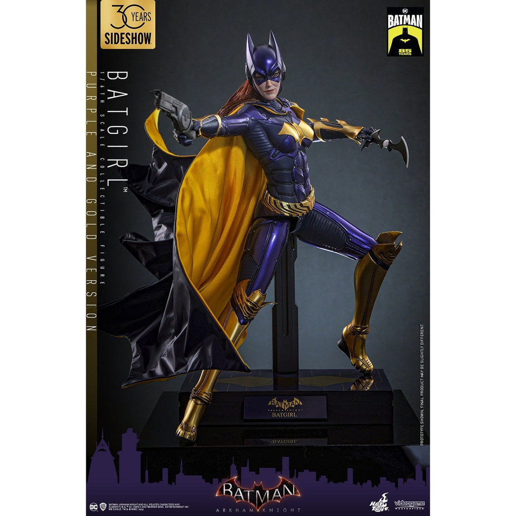 Productafbeelding Batman Arkham Knight Videogame Masterpiece actiefiguur 1/6 Batgirl (Purple and Gold Version) Exclusive 30 cm