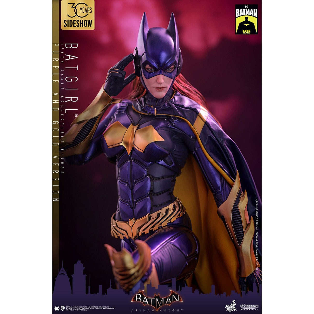 Productafbeelding Batman Arkham Knight Videogame Masterpiece actiefiguur 1/6 Batgirl (Purple and Gold Version) Exclusive 30 cm