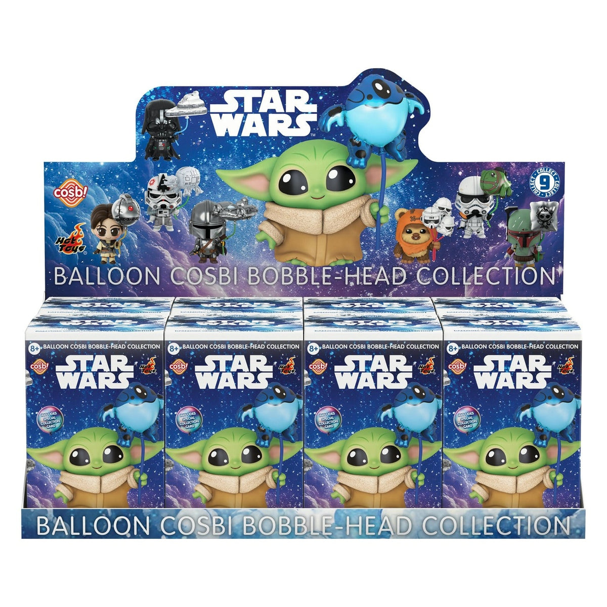 Productafbeelding Star Wars Cosbi minifiguren Balloon 8 cm Blind Box Display (8)