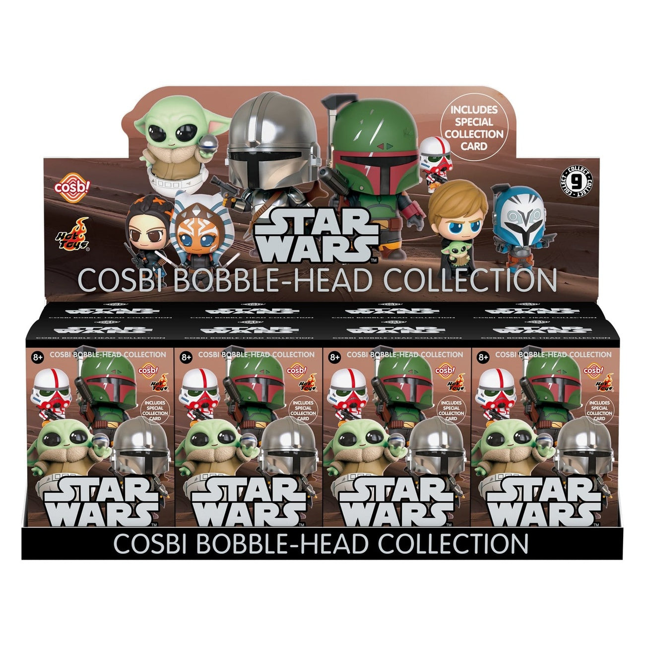 Productafbeelding Star Wars Cosbi Minifiguren Serie 1 8 cm Blind Box Display (8)