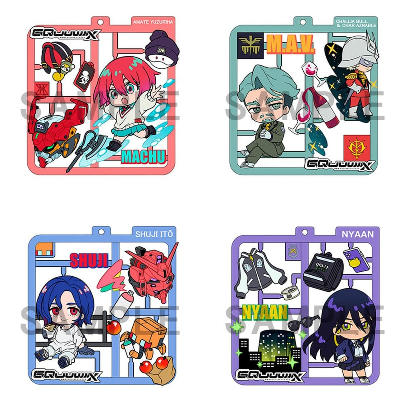Productafbeelding Mobile Suit Gundam GQuuuuuuX Plat Collection hangerassortiment (4)