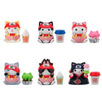 Productafbeelding Naruto Shippuden Mega Cat Project Nyaruto! Verzamelfiguren Mega Cat Diner 3 cm Assortiment (6)