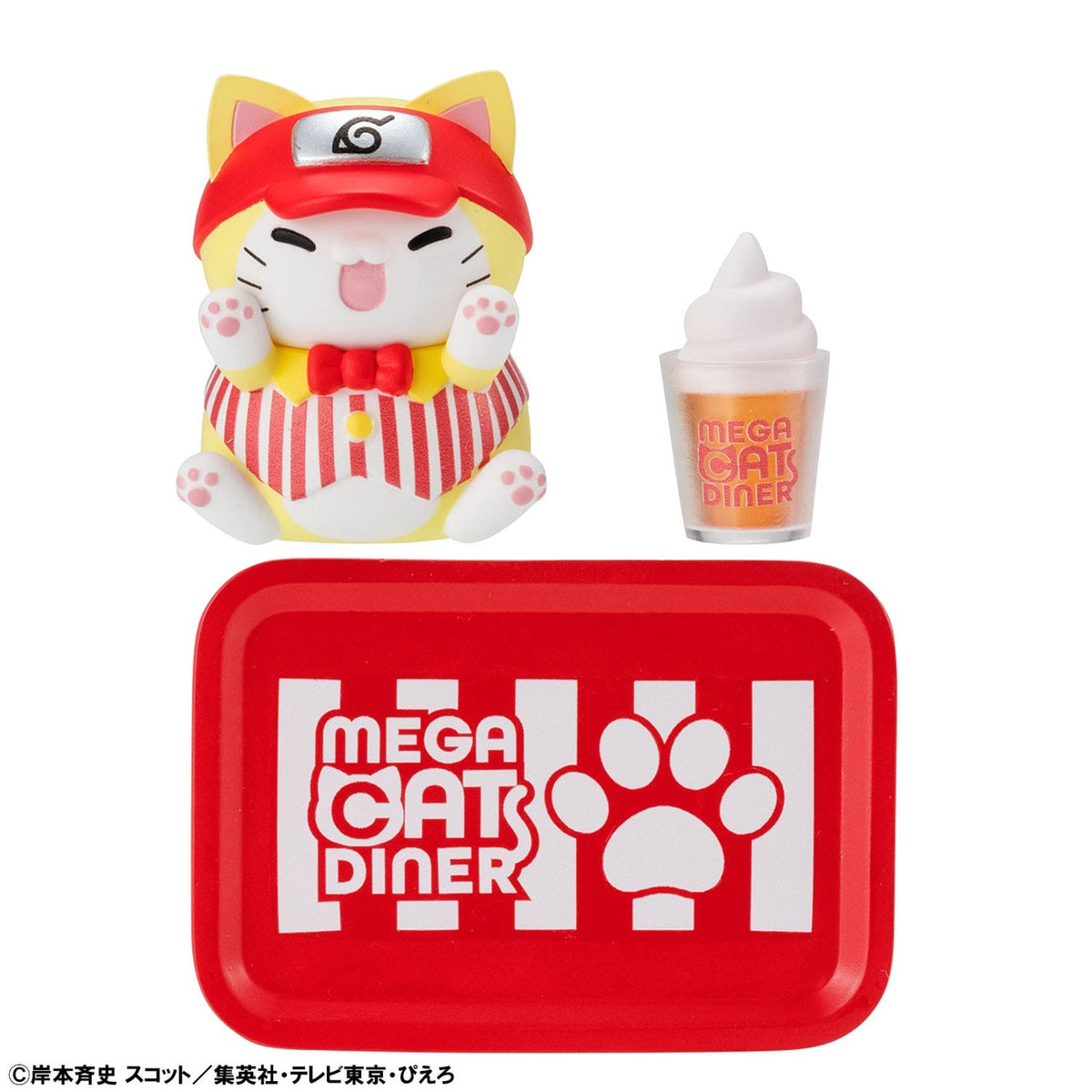 Productafbeelding Naruto Shippuden Mega Cat Project Nyaruto! Verzamelfiguren Mega Cat Diner 3 cm Assortiment (6)